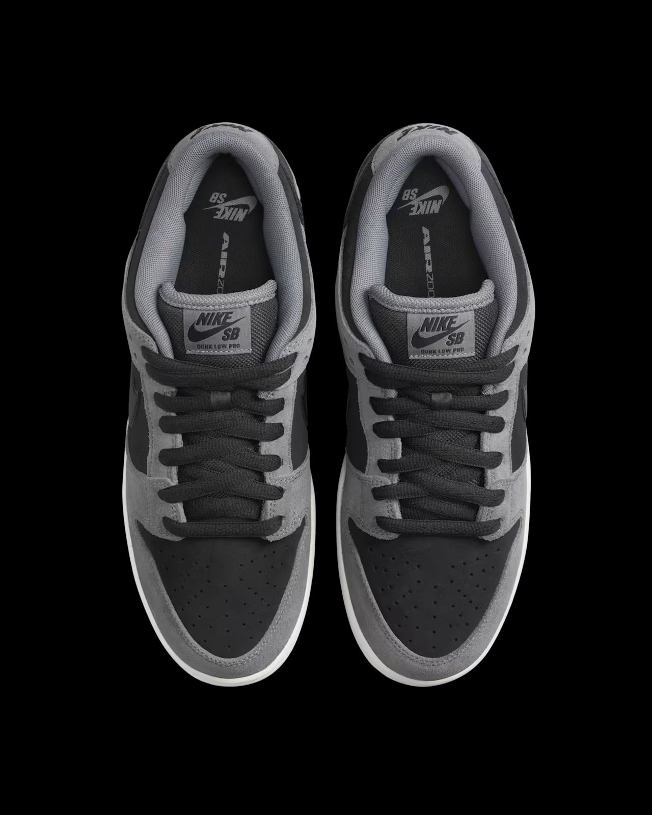 Nike SB Dunk Low Pro Black and Smoke Grey