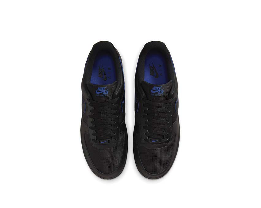 Nike Air Force 1 Black and Blue