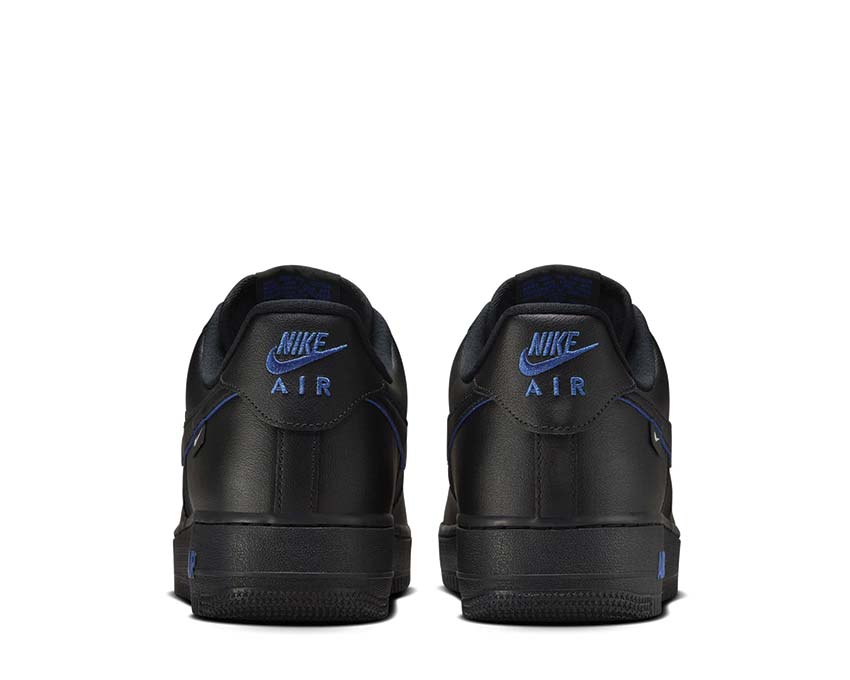 Nike Air Force 1 Black and Blue