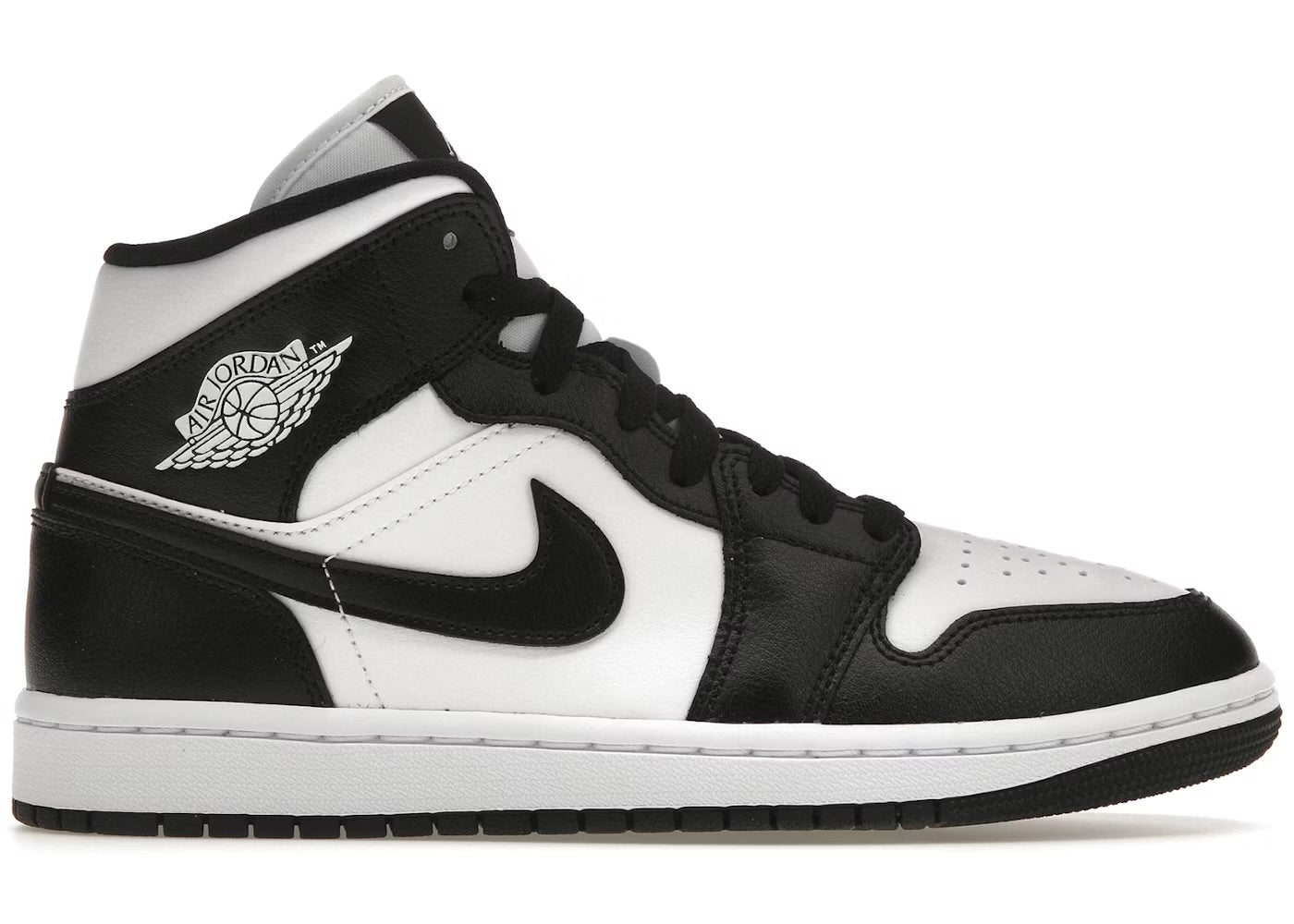 Jordan 1 Mid Black White