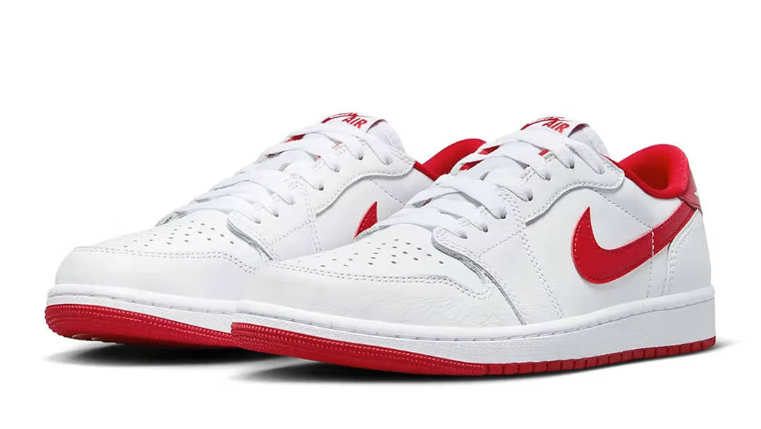 Jordan 1 Low White Red