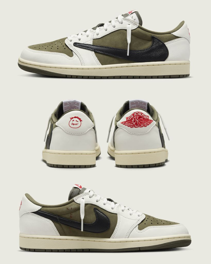 Jordan 1 Low Travis Scott Médium Olive